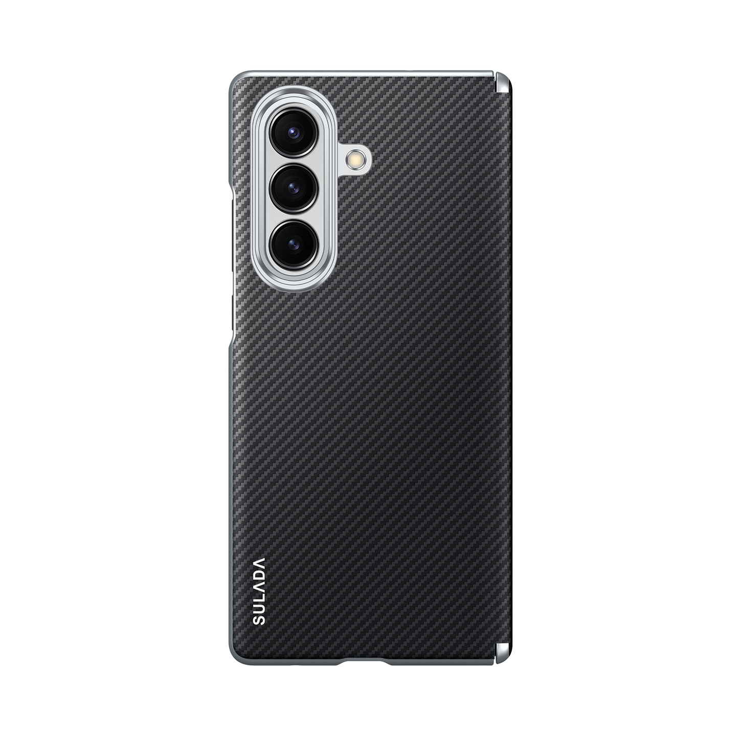 For Samsung Galaxy Z Fold7 Case - Carbon Fiber Texture, Hinge Protection, Camera Lens Guard, Magnetic Wireless, Frameless Design